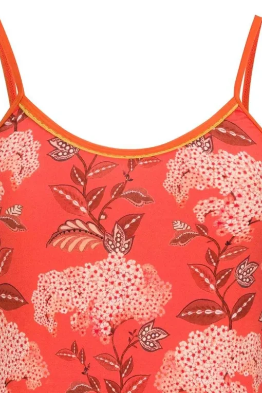 Haut Sans Manches Flora Firenze En Coloris Corail