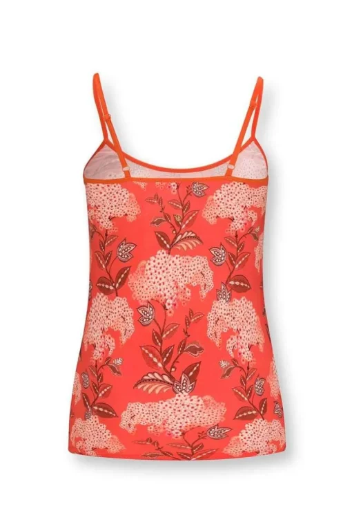 Haut Sans Manches Flora Firenze En Coloris Corail
