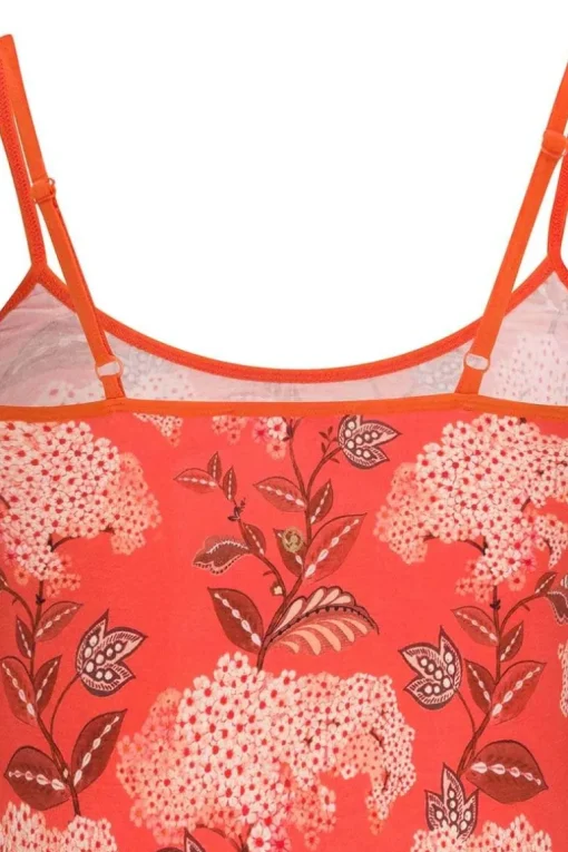 Haut Sans Manches Flora Firenze En Coloris Corail