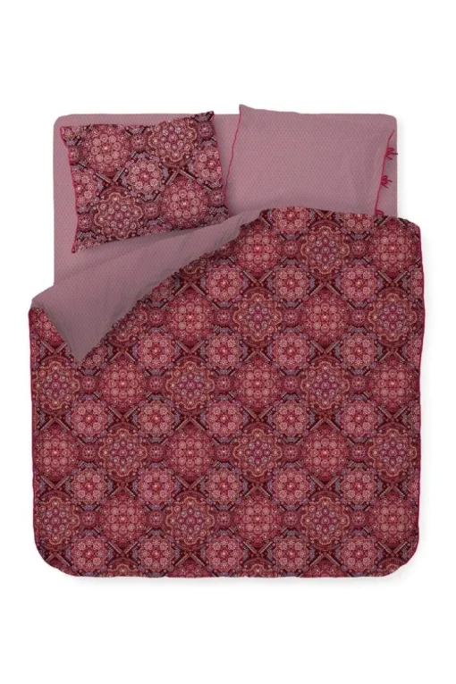 Housse De Couette Il Mosaico En Coloris Rouge