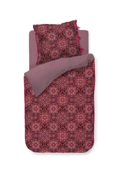 Housse De Couette Il Mosaico En Coloris Rouge