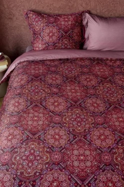 Housse De Couette Il Mosaico En Coloris Rouge