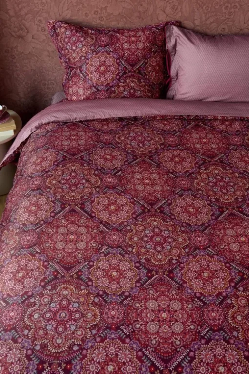 Housse De Couette Il Mosaico En Coloris Rouge
