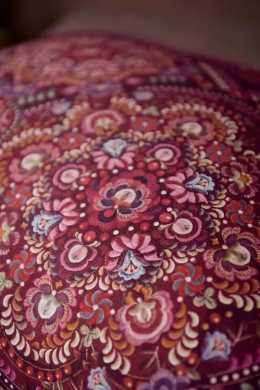 Housse De Couette Il Mosaico En Coloris Rouge