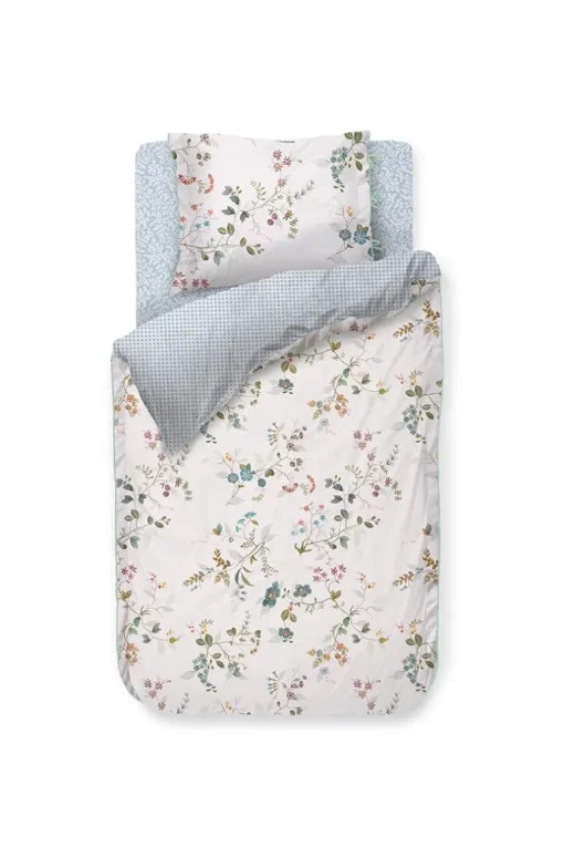 Housse De Couette Kawai Flower En Coloris Blanc