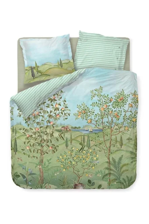 Housse De Couette La Campagna En Coloris Vert