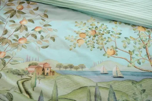 Housse De Couette La Campagna En Coloris Vert