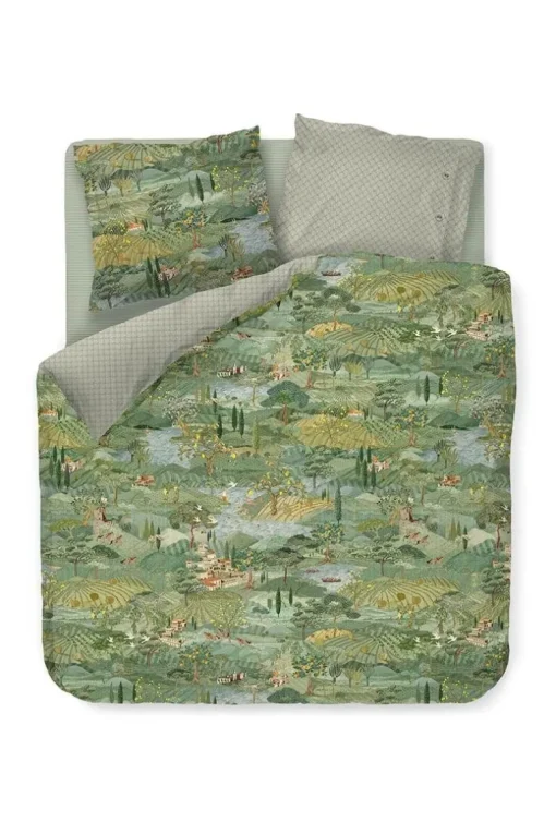 Housse De Couette Toscana En Coloris Vert