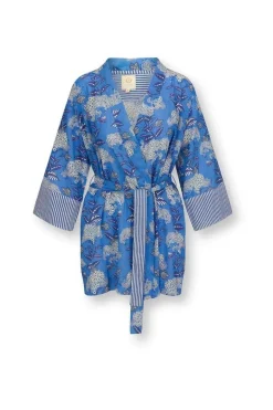 Kimono Flora Firenze En Coloris Cobalt