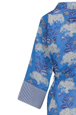 Kimono Flora Firenze En Coloris Cobalt