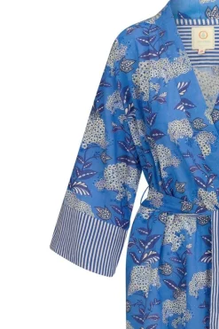Kimono Flora Firenze En Coloris Cobalt
