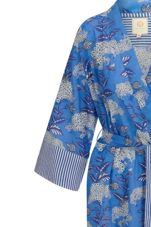Kimono Flora Firenze En Coloris Cobalt
