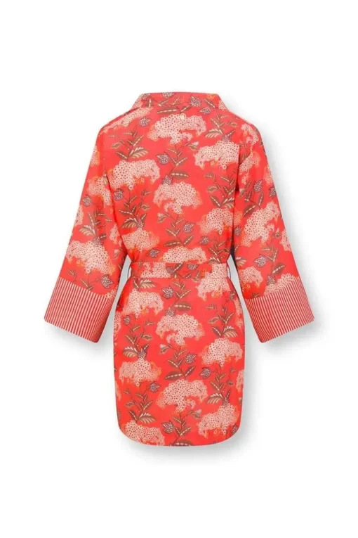 Kimono Flora Firenze En Coloris Corail