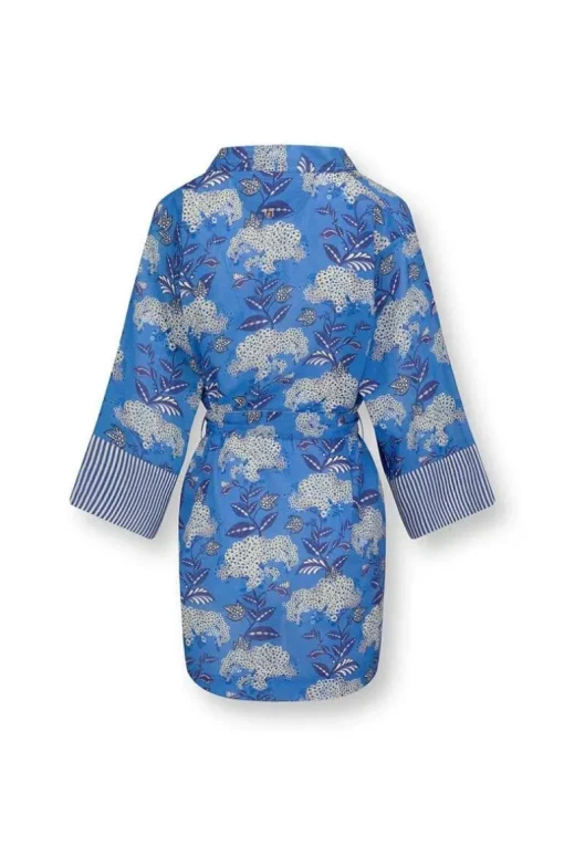Kimono Flora Firenze En Coloris Cobalt