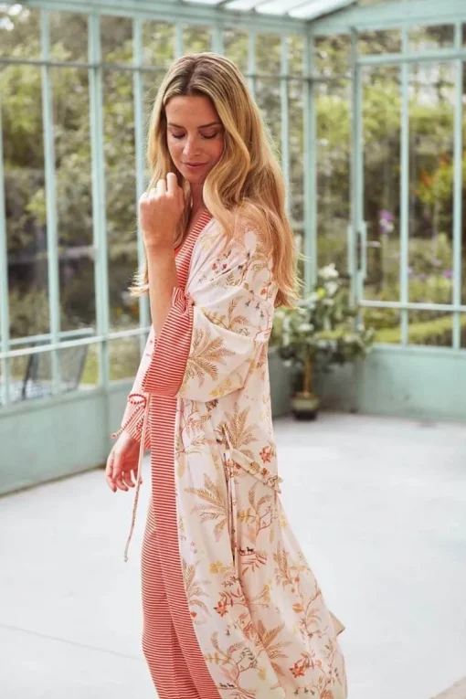 Kimono Isola En Coloris Blanc