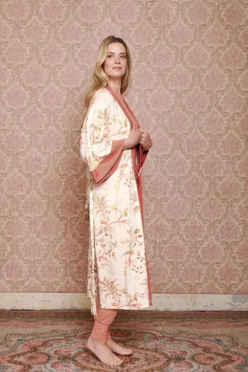Kimono Isola En Coloris Blanc