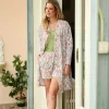 Kimono Primavera En Coloris Blanc