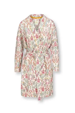 Kimono Primavera En Coloris Blanc