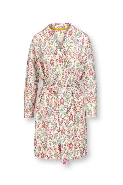 Kimono Primavera En Coloris Blanc