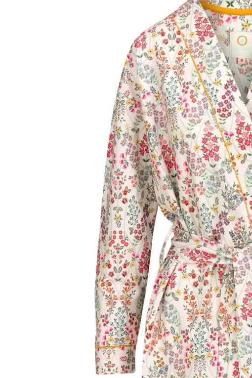 Kimono Primavera En Coloris Blanc