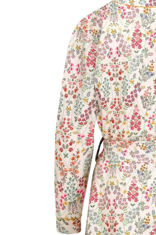 Kimono Primavera En Coloris Blanc