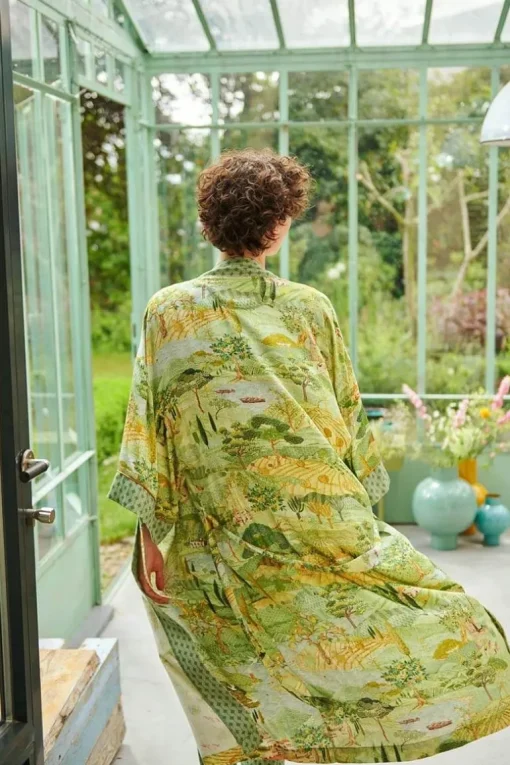 Kimono Toscana En Coloris Vert