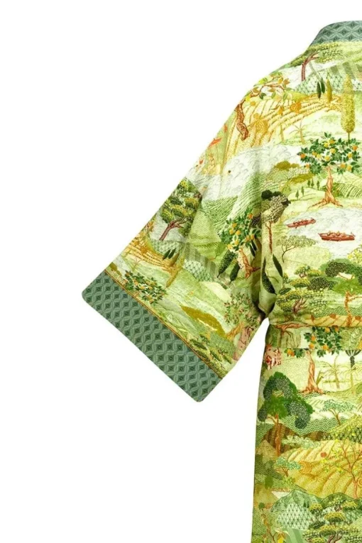Kimono Toscana En Coloris Vert