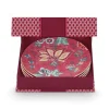 Lot De 4 Articles Assiettes À Pâtisseries Flower Festival Fonce 17Cm