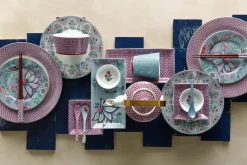 Lot De 6 Articles Sushi Oriental Flower Festival