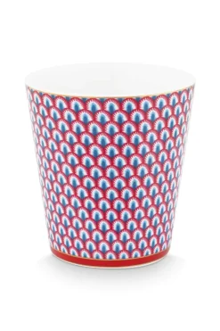 Lot De 4 Articles Tasses Oriental Flower Festival