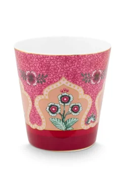 Lot De 4 Articles Tasses Oriental Flower Festival Fonce