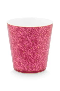 Lot De 4 Articles Tasses Oriental Flower Festival Fonce