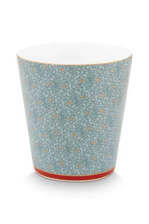 Lot De 4 Articles Tasses Oriental Flower Festival