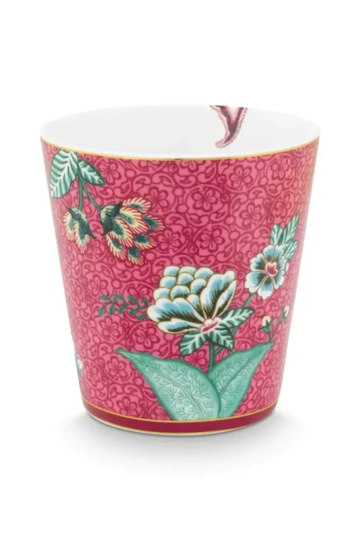Lot De 4 Articles Tasses Oriental Flower Festival Fonce