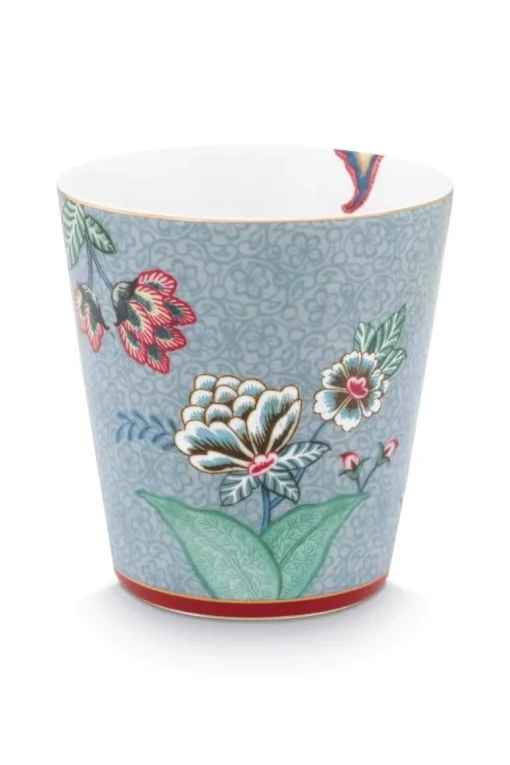 Lot De 4 Articles Tasses Oriental Flower Festival