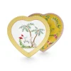 Lot De 2 Assiettes En Forme De Coeur La Majorelle En Coloris Jaune