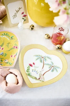 Lot De 2 Assiettes En Forme De Coeur La Majorelle En Coloris Jaune