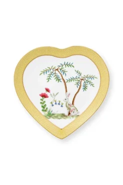 Lot De 2 Assiettes En Forme De Coeur La Majorelle En Coloris Jaune