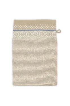 Lot De 3 Gants De Toilette Soft Zellige En Coloris 16 X 22 Cm