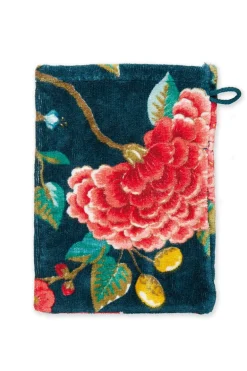 Lot De 3 Gants De Toilette Good Evening En Coloris Fonce 16 X 22 Cm
