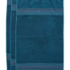 Lot De 3 Serviettes De Bain Soft Zellige En Coloris Fonce 55 X 100 Cm