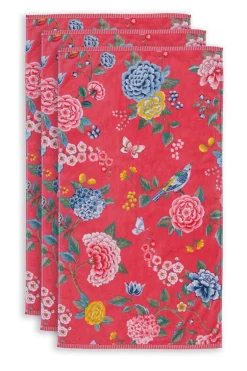 Lot De 3 Serviettes De Bain Good Evening En Coloris Corial 55 X 100 Cm