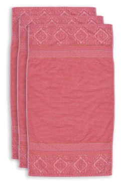 Lot De 3 Serviettes De Bain Soft Zellige En Coloris 55 X 100 Cm
