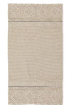 Lot De 3 Serviettes De Bain Soft Zellige En Coloris 55 X 100 Cm