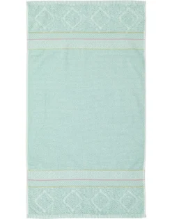 Lot De 3 Serviettes De Bain Soft Zellige En Coloris 55 X 100 Cm