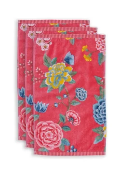 Lot De 3 Serviettes Invite Good Evening En Coloris Corial 30 X 50 Cm