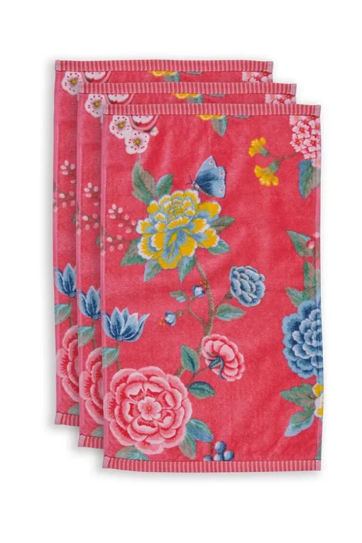 Lot De 3 Serviettes Invite Good Evening En Coloris Corial 30 X 50 Cm