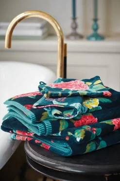 Lot De 3 Serviettes Invite Good Evening En Coloris Fonce 30 X 50 Cm