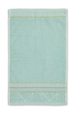Lot De 3 Serviettes Invite Soft Zellige En Coloris 30 X 50 Cm