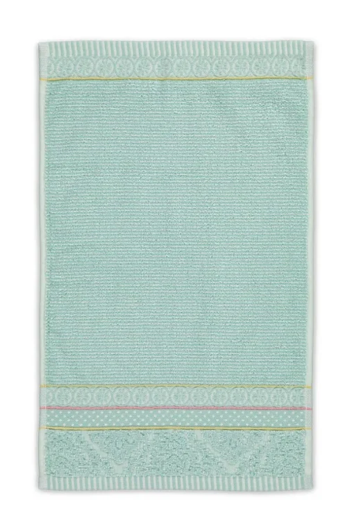 Lot De 3 Serviettes Invite Soft Zellige En Coloris 30 X 50 Cm